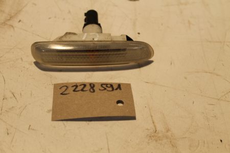 Seitenblinker Blinker seitlich Zusatzblinkleuchte links weiss weiß