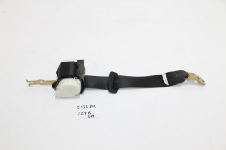 Obergurt Sicherheitsgurt hinten schwarz Gurt