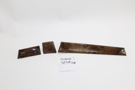 Holzblende Pappel hell  Zierblendensatz 