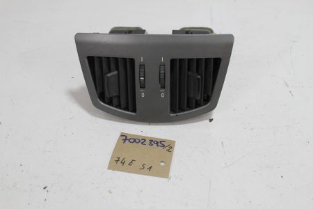 Frischluftgrill Mittelkonsole Luftdüsen hinten 