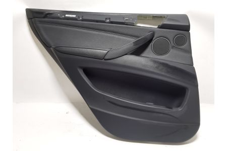 Türverkleidung Leder hinten links schwarz