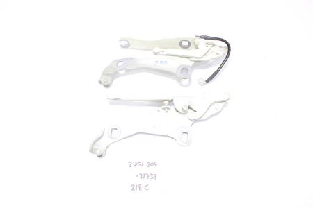 Scharnier Motorhaubenscharnier Frontklappe links + rechts SATZ pepper white
