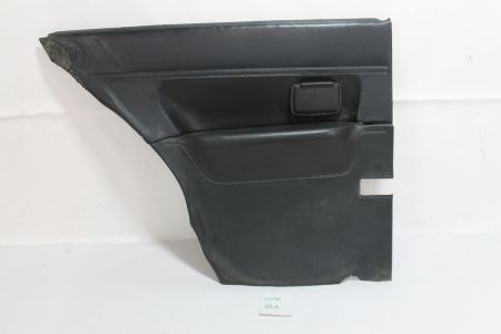 Türverkleidung hinten links schwarz Leder + Aschenbecher
