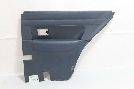 Türverkleidung hinten rechts blau mit Chromleiste