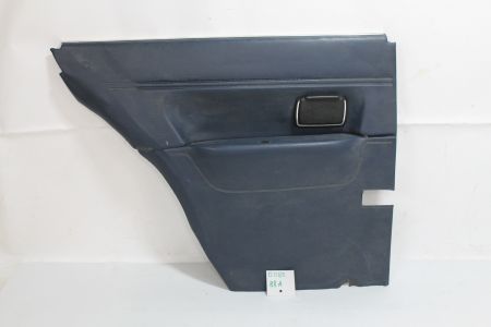 Türverkleidung hinten links blau mit Chromleiste + Aschenbecher