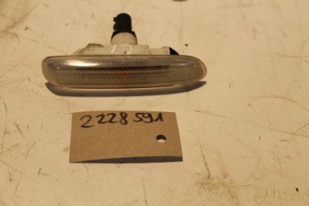 Seitenblinker Blinker seitlich Zusatzblinkleuchte links weiss weiß