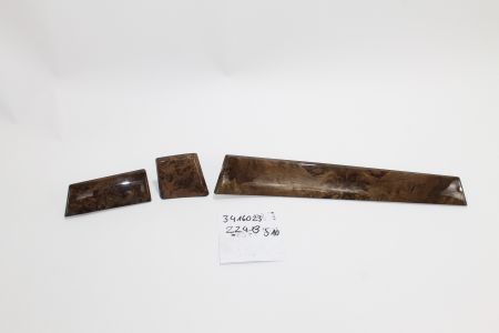 Holzblende Pappel hell  Zierblendensatz 