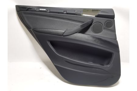 Türverkleidung Leder hinten links schwarz
