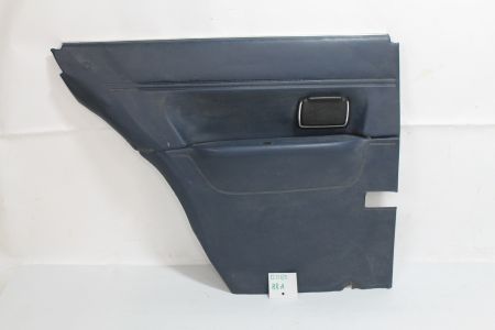 Türverkleidung hinten links blau mit Chromleiste + Aschenbecher