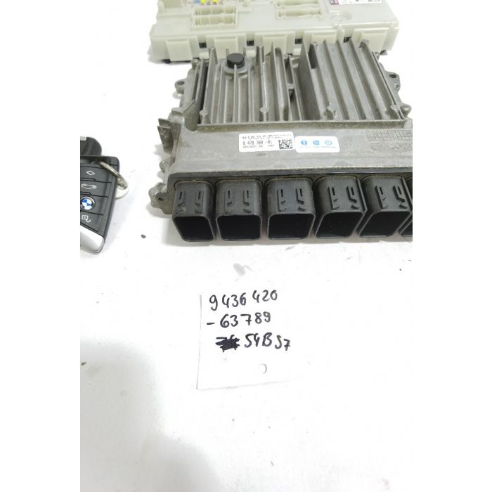 Body Domain Controller BDC + DDE Motorsteuergerät + Schlüssel 