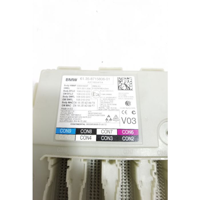 Body Domain Controller BDC + DDE Motorsteuergerät + Schlüssel 